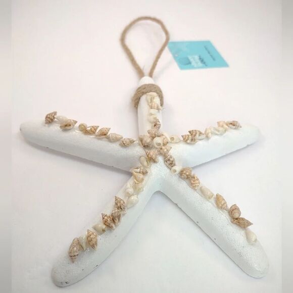 Starfish and Seashell Wall Hanging Decor Nautical Coastal Decor NWT see details - Picture 13 of 14